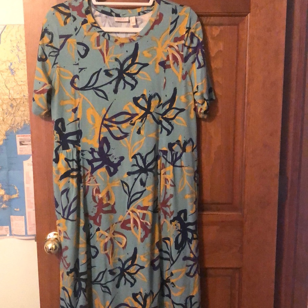 LOGO by Lori Goldstein Cotton-blend Dress